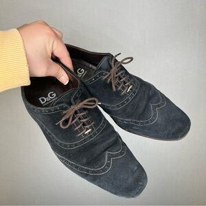 Dolce & Gabbana | D&G Black Oxfords Classic‎ Brogue Design 42.5
